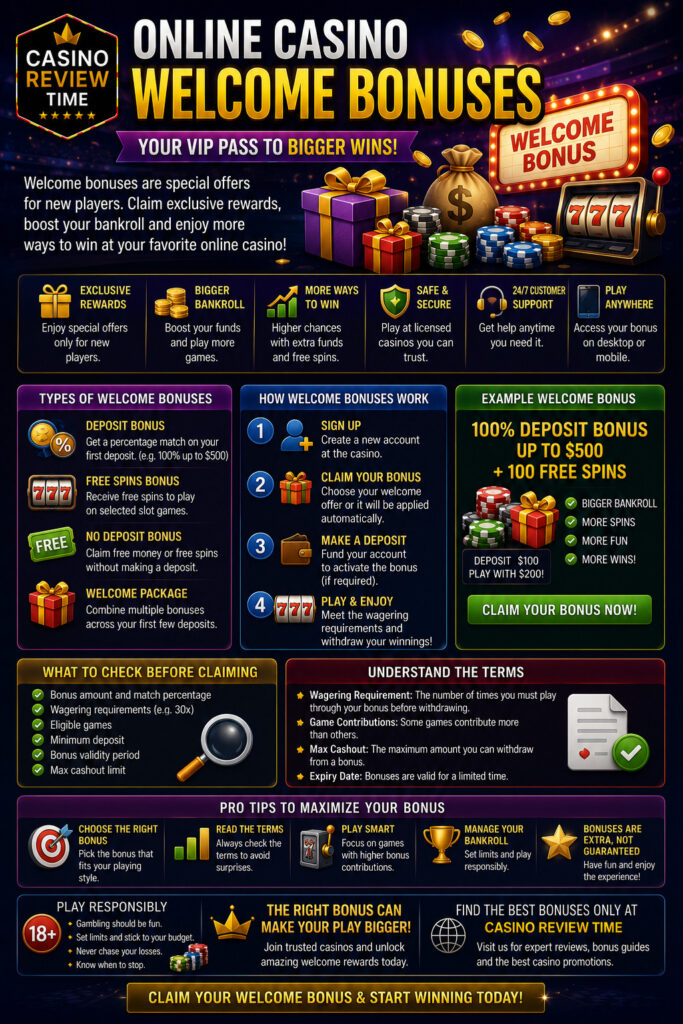 Online Casino Welcome Bonus