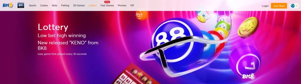 bk8 lottery